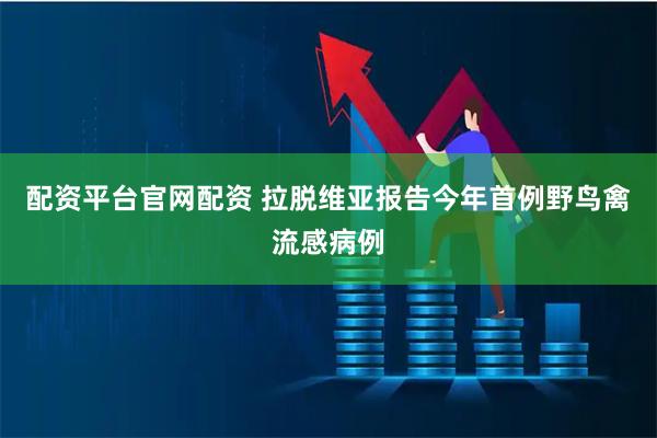 配资平台官网配资 拉脱维亚报告今年首例野鸟禽流感病例